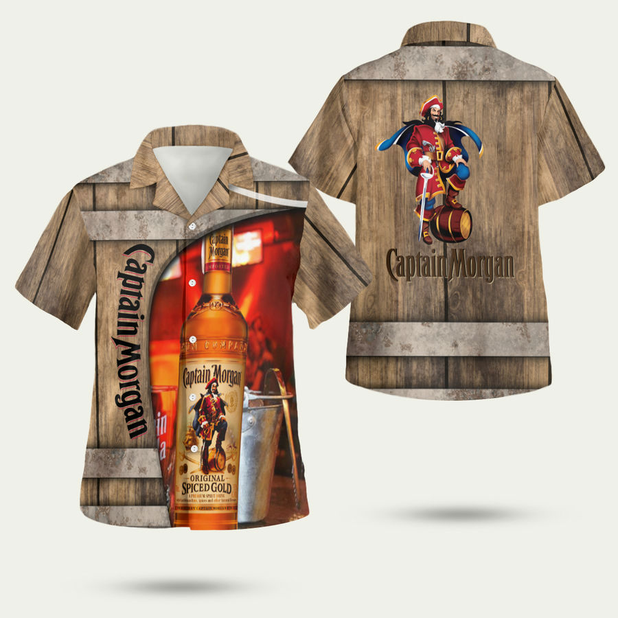 Captain morgan original spiced rum hawaiian shirt Hawaii Shirt Shorts & Flip Flops