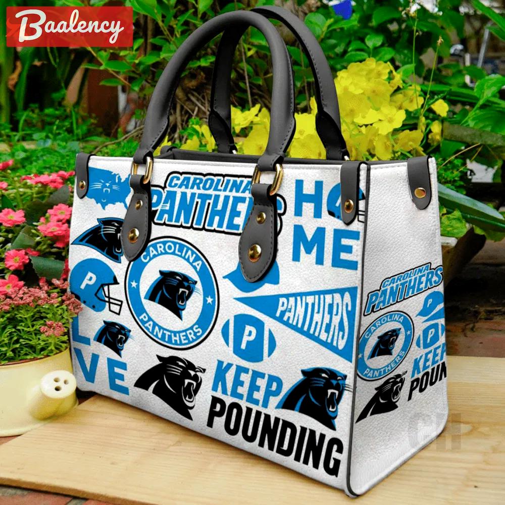 Carolina panthers leather hand bag gift for women’s day – perfect women s day gift! 3795 Women Leather Hand Bag