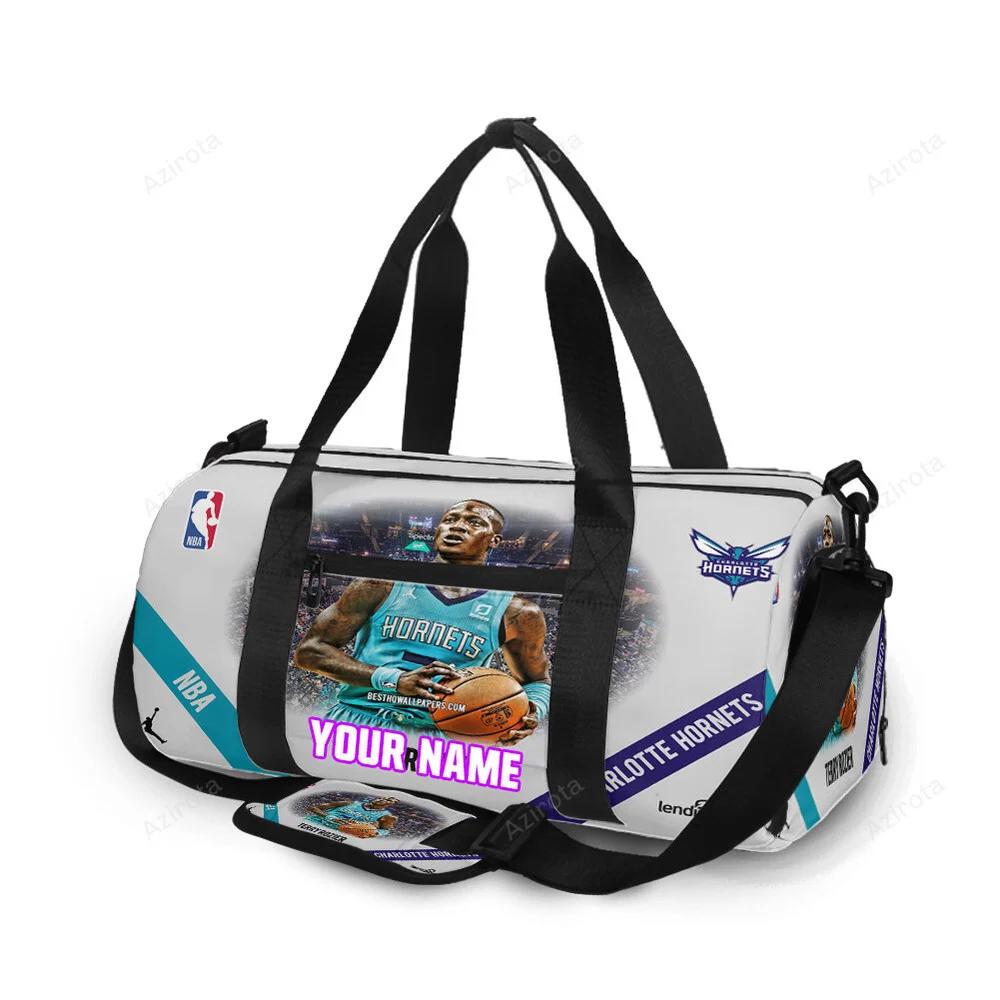Charlotte hornets terry rozier1 personalized name travel bag gym bag 39 Travel Bag