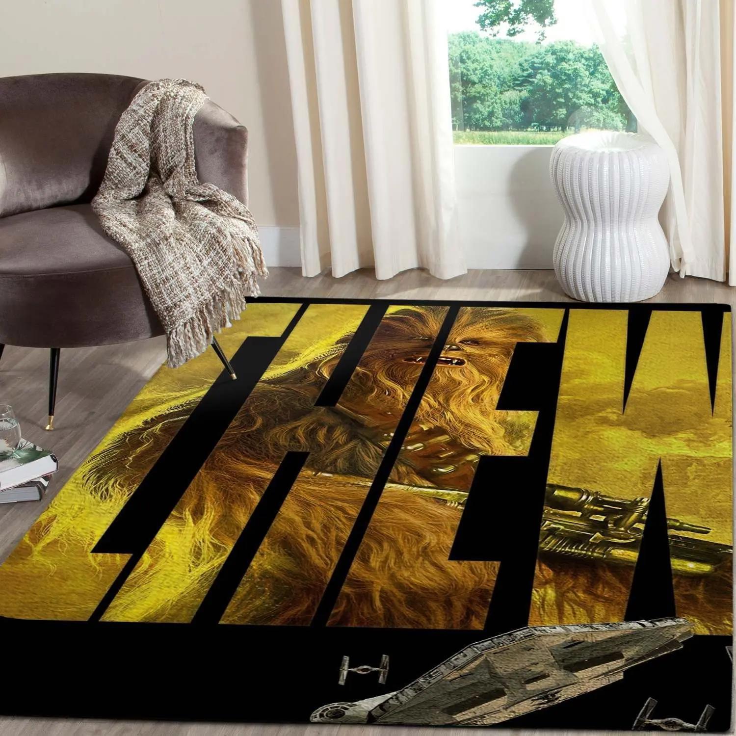 Chewbacca star wars movies area rugs living room carpet fn271218 Rectangle Rug