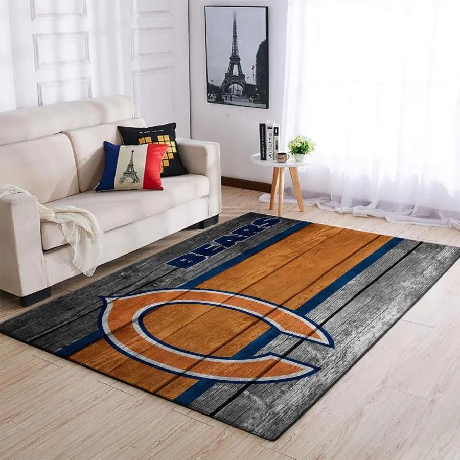 Chicago bears area rug living room rug home decors living room carpet christmas gift floor decor rcdd81f33723 Rectangle Rug