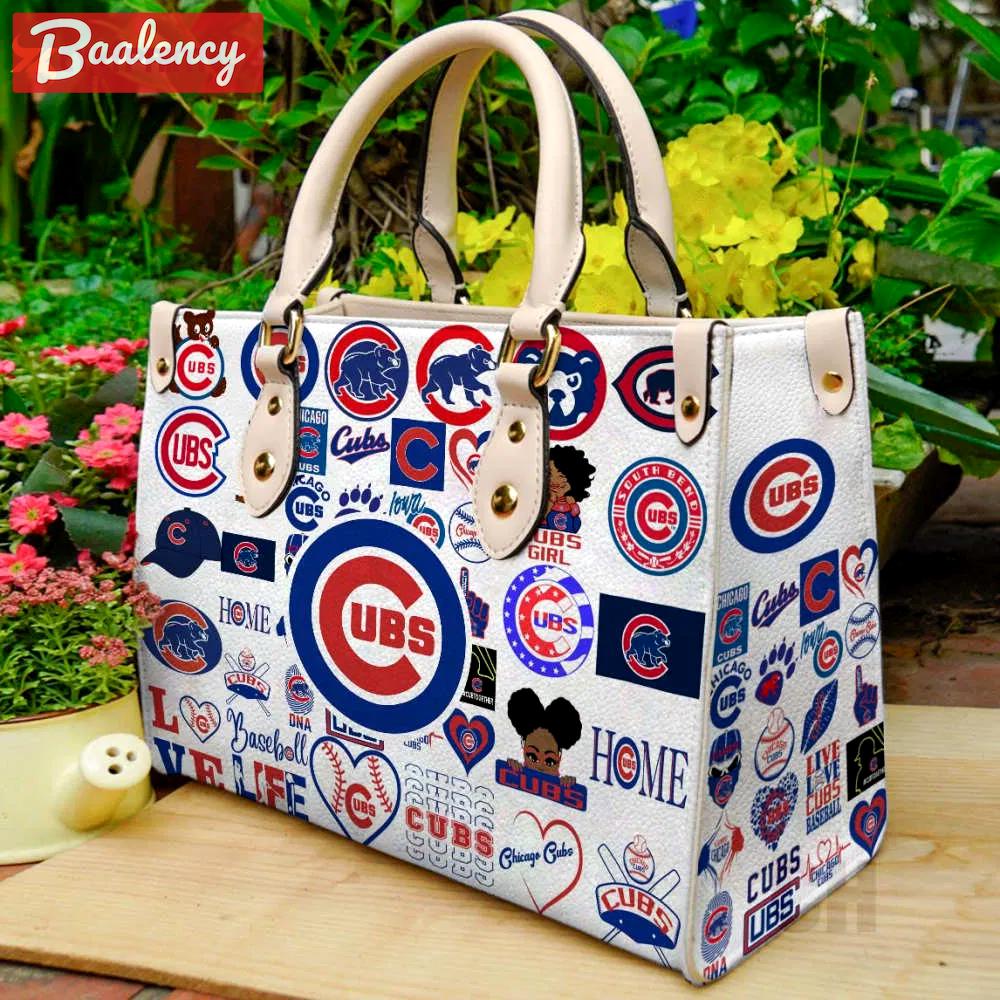 Chicago cubs 1 leather handbag  gift for women 4556 Women Leather Hand Bag