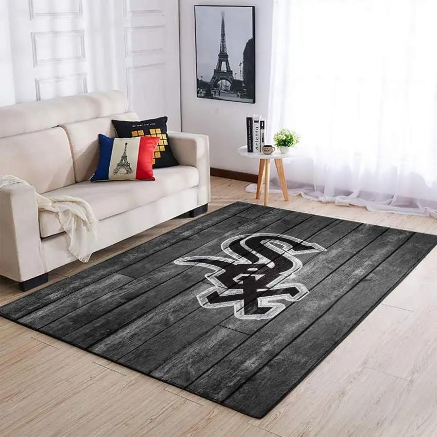 Chicago white sox area rug living room rug home decor mlb baseball 20030495 Rectangle Rug