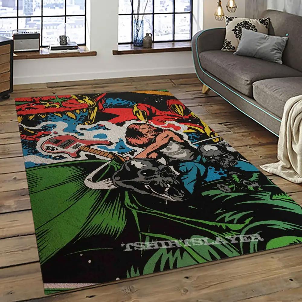 Cliff burton rapper hiphop music retangle carpet area rug home decor best gift for fan and friends cb13 Rectangle Rug