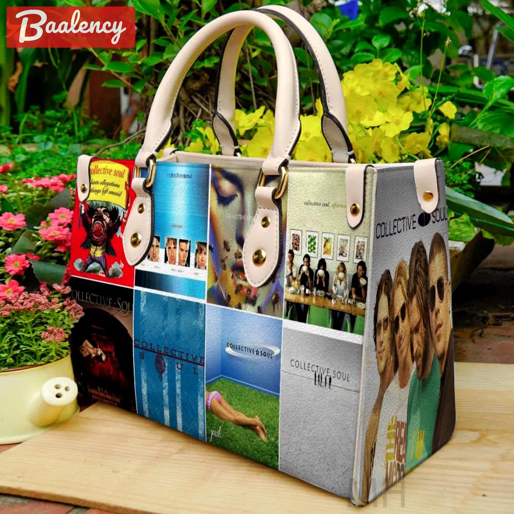 Collective soul leather handbag gift for women 446 Women Leather Hand Bag