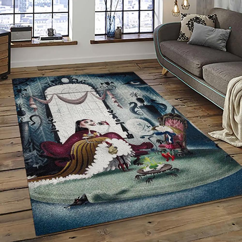 Coraline fantastic film movie carpet area rug home decor halloween gift best present for friends cr34 Rectangle Rug