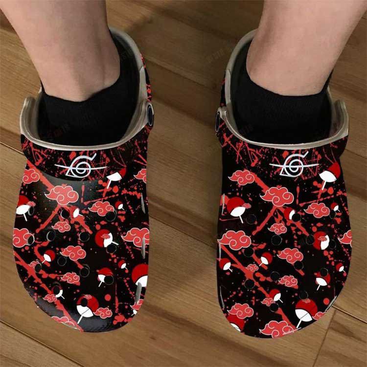 Crocs outfit - akatsuki cloud naruto crocs classic clogs shoes - 11 Crocs Outfit