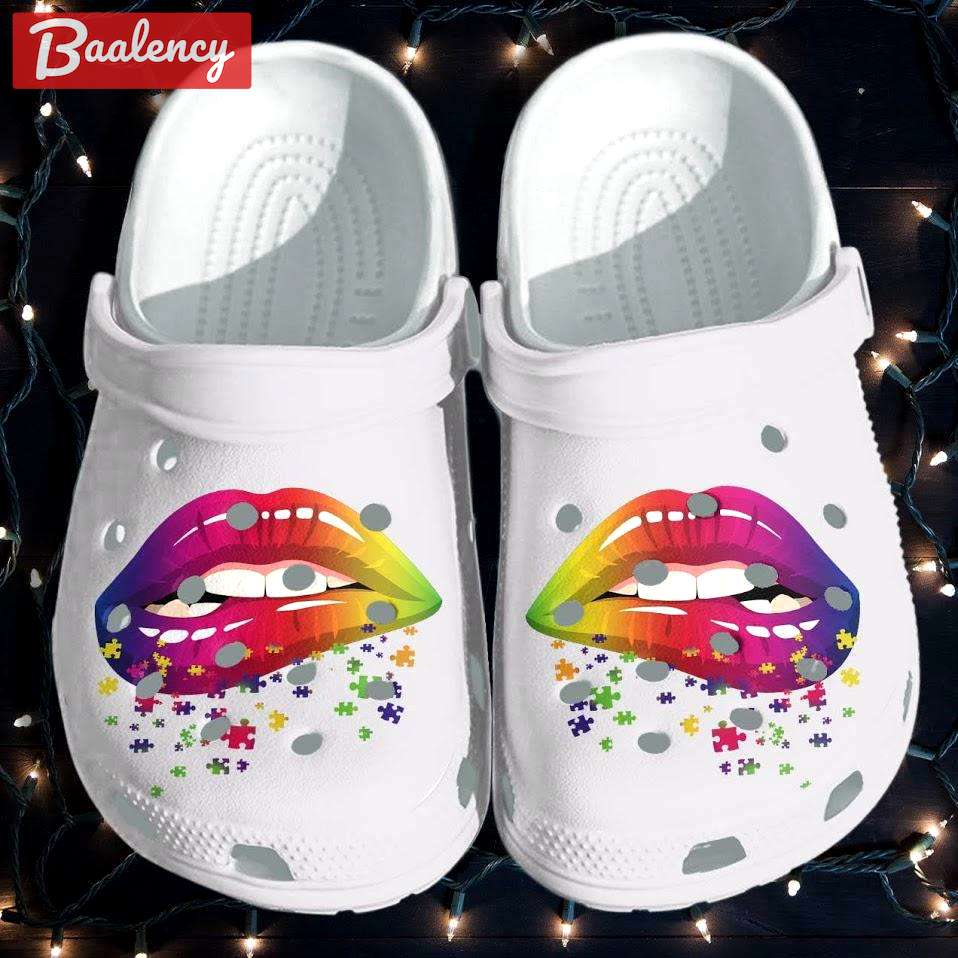 Crocs outfit - autism awareness puzzle sexy lips crocs crocband clog shoes - 152 Crocs Outfit