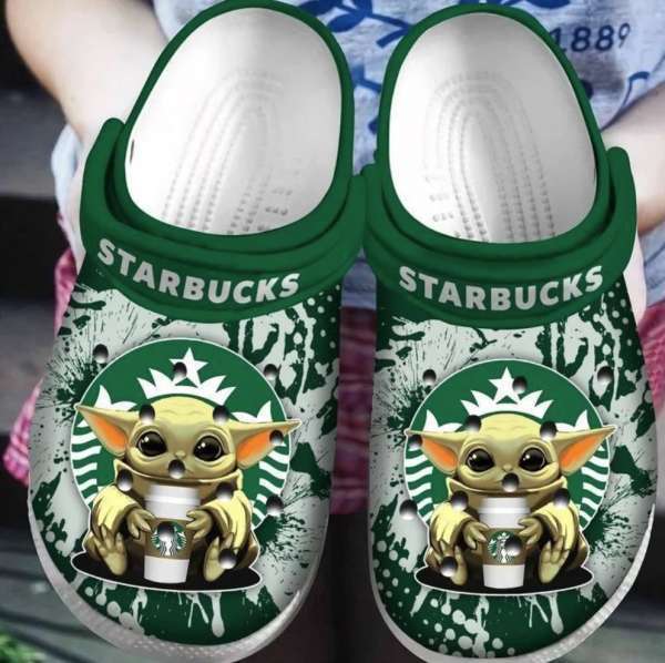 Crocs outfit - baby yoda hug starbucks crocs crocband clogs - 161 Crocs Outfit