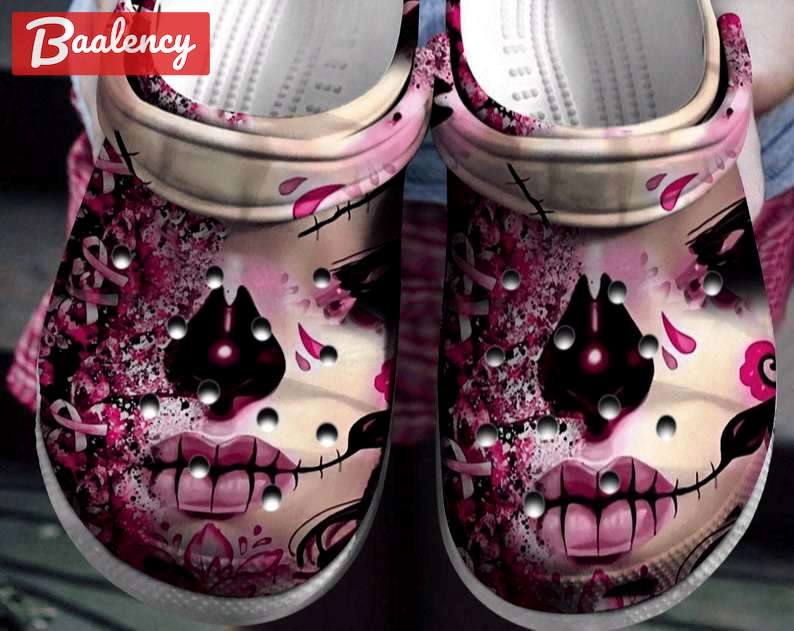 Crocs outfit - breast cancer awareness horror lips crocs crocband clog shoes - 294 Crocs Outfit
