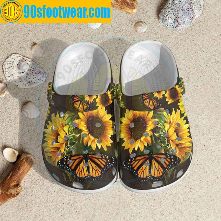 Crocs outfit - crocs with sunflowers new sunflowers custom classic clog - 440 Crocs Outfit