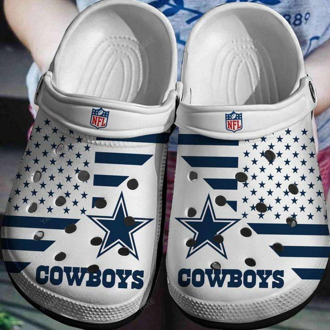 Crocs outfit - dallas cowboys usa flag 4th of july patriot crocs crocband clogs - 549 Crocs Outfit