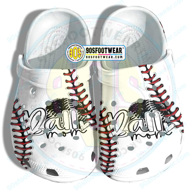 Crocs outfit - gift for mothers day ball mom funny baseball crocs - 768 Crocs Outfit