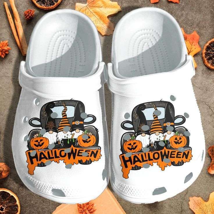 Crocs outfit - gnomies gnome farm truck pumpkin halloween crocs crocband clogs shoes - 774 Crocs Outfit