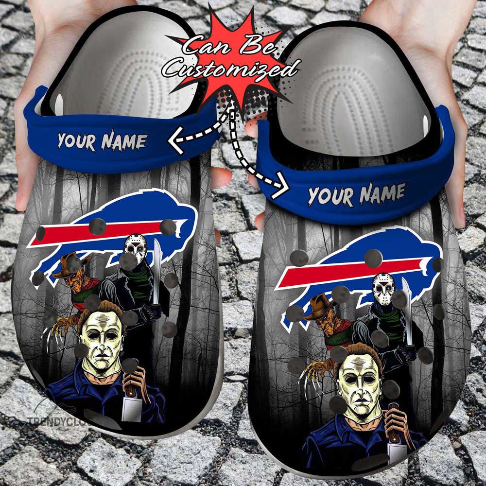 Crocs outfit - halloween crocs personalized buffalo bills horror movie clogs crocband shoes - 874 Crocs Outfit