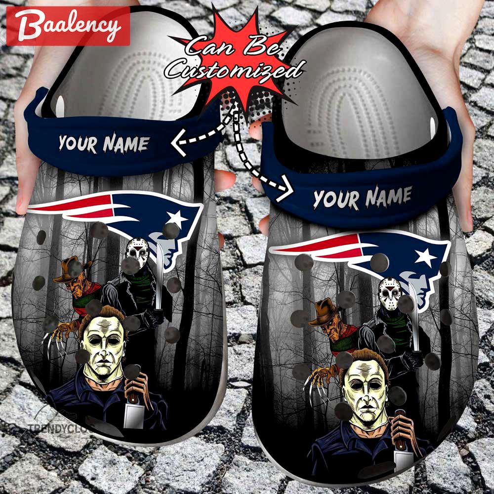 Crocs outfit - halloween crocs personalized new england patriots horror movie clogs crocband shoes - 971 Crocs Outfit