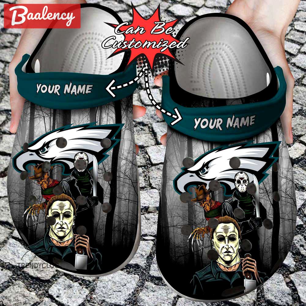 Crocs outfit - halloween crocs personalized philadelphia eagles horror movie clogs crocband shoes - 979 Crocs Outfit