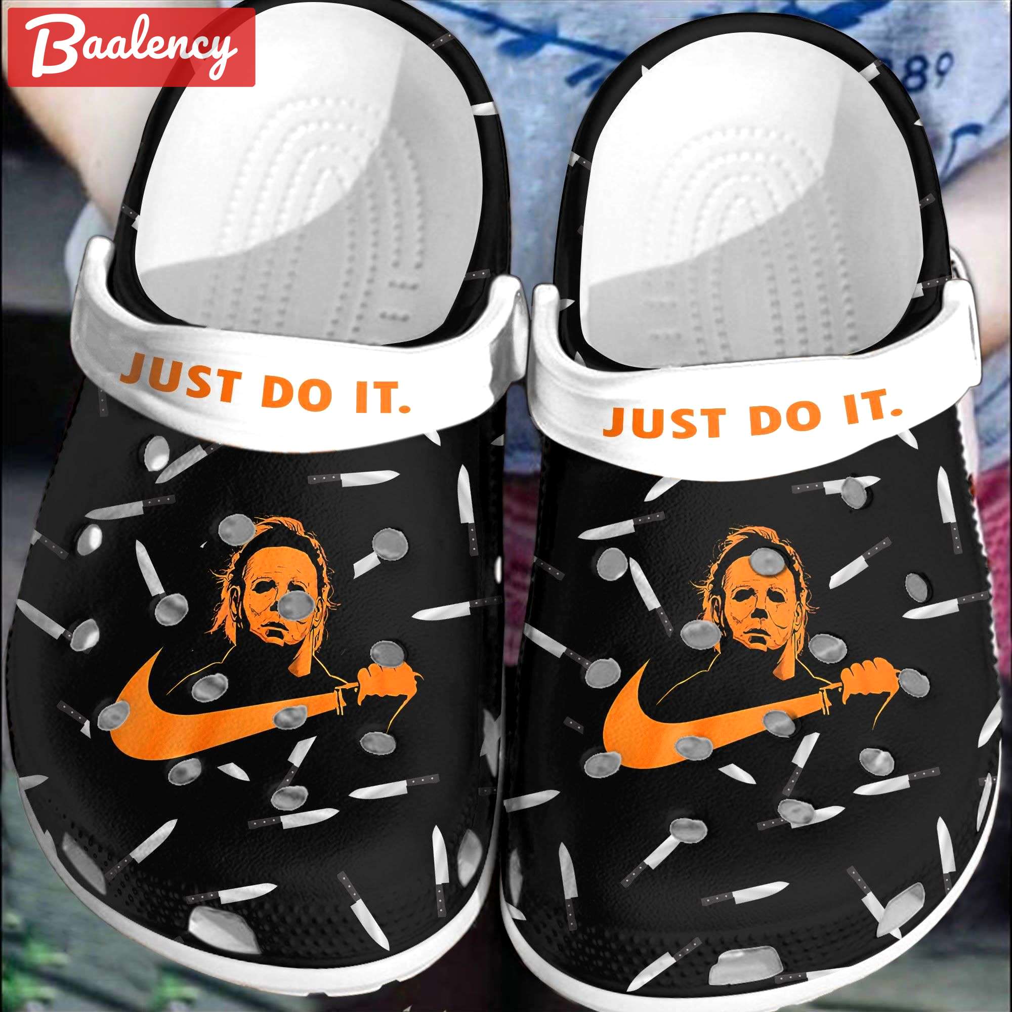 Crocs outfit - halloween movie just do it michael myers characters horror movie crocs crocband clogs - 1096 Crocs Outfit