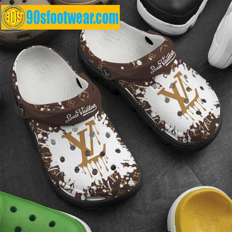 Crocs outfit - lv crocs – louis vuitton tie dye custom classic clog - 1390 Crocs Outfit