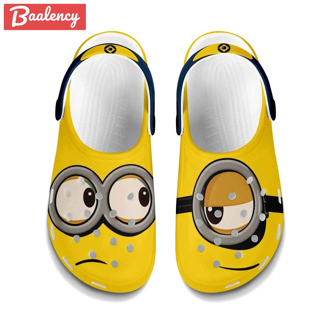 Crocs outfit - minions goggles full print yellow blue disney graphic cartoon crocs clogs crocband shoes - 1470 Crocs Outfit