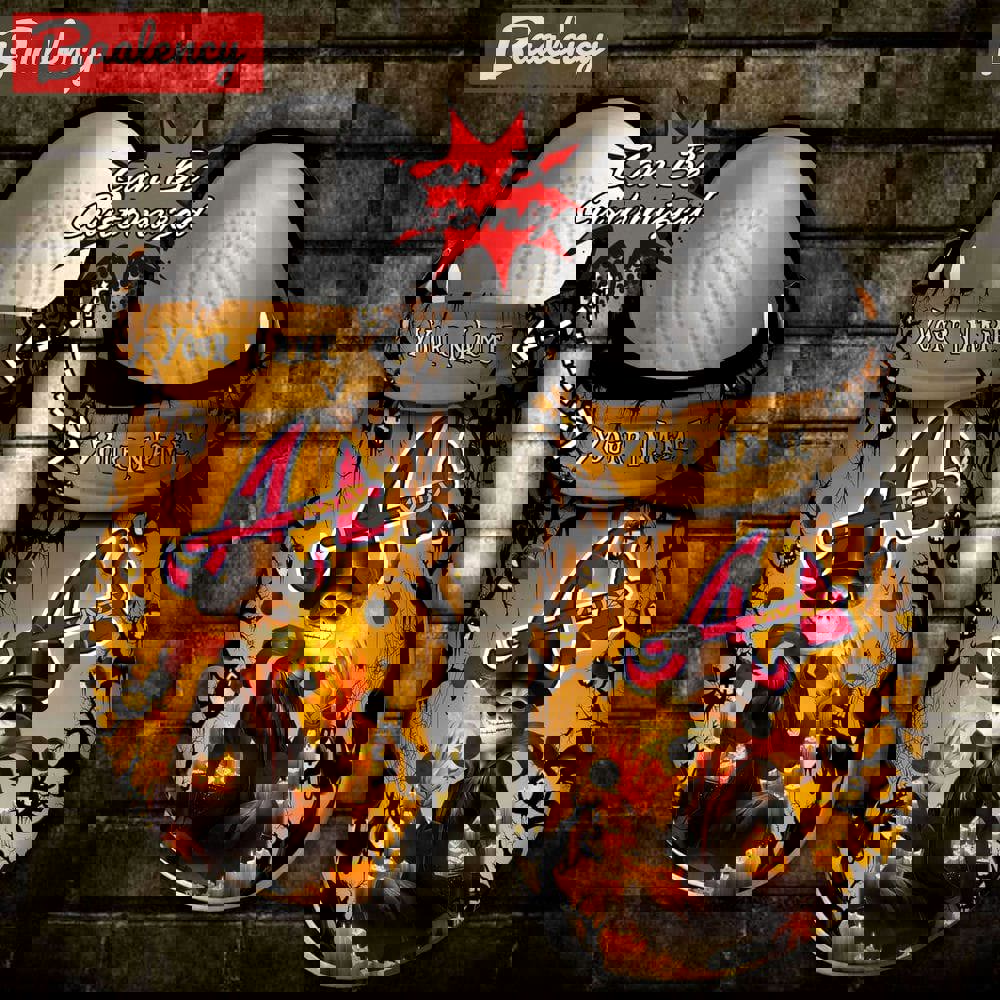 Crocs outfit - personalized atlanta braves halloween light nightmare before christmas crocs clogs crocband shoes - 1614 Crocs Outfit