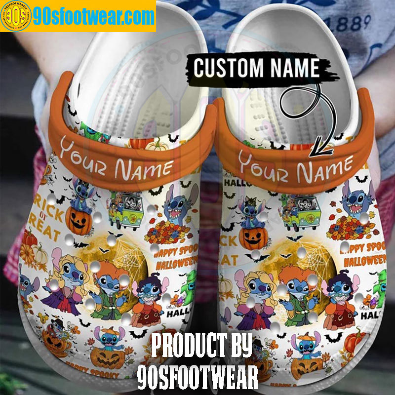 Crocs outfit - personalized disney halloween crocs trick or treat stitch classic clog - 1703 Crocs Outfit