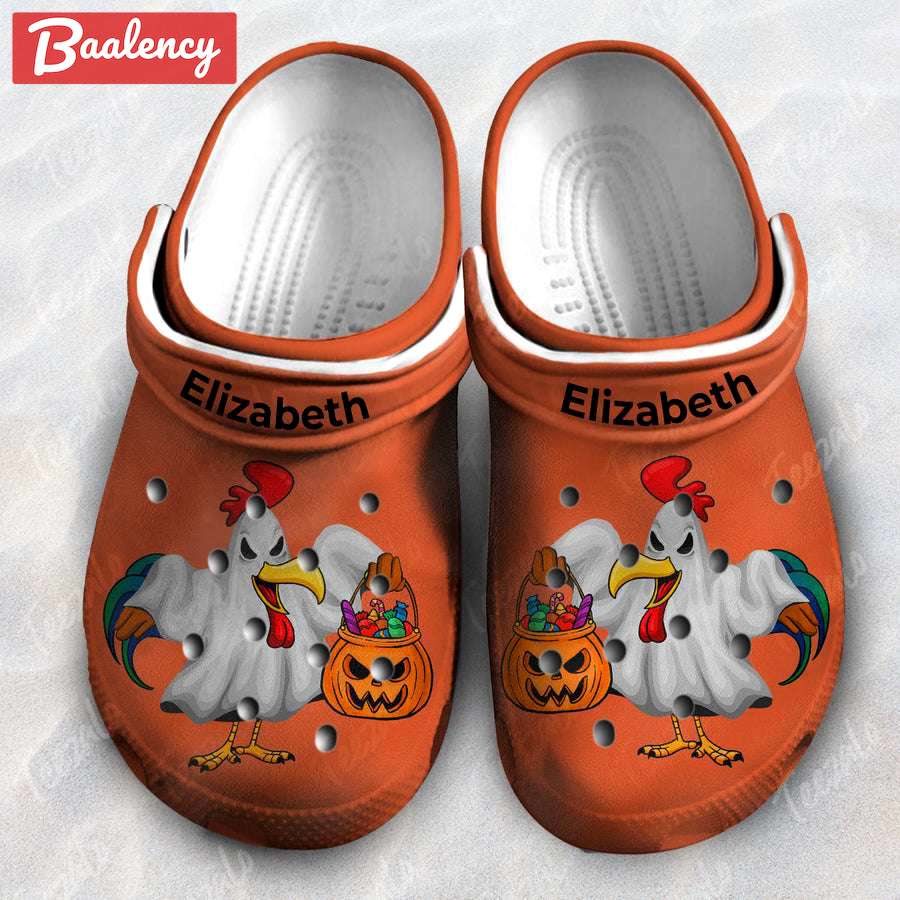 Crocs outfit - personalized funny chicken ghost halloween crocs clogs crocband shoes - 1714 Crocs Outfit