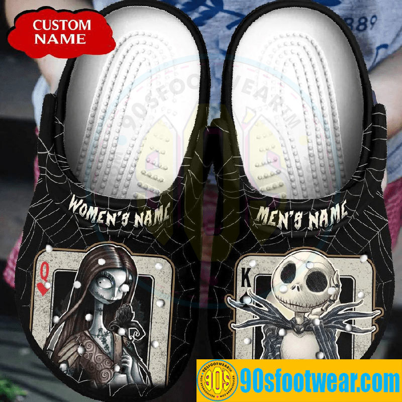 Crocs outfit - personalized halloween crocs tnbc jack sally skellington classic clogs - 1730 Crocs Outfit