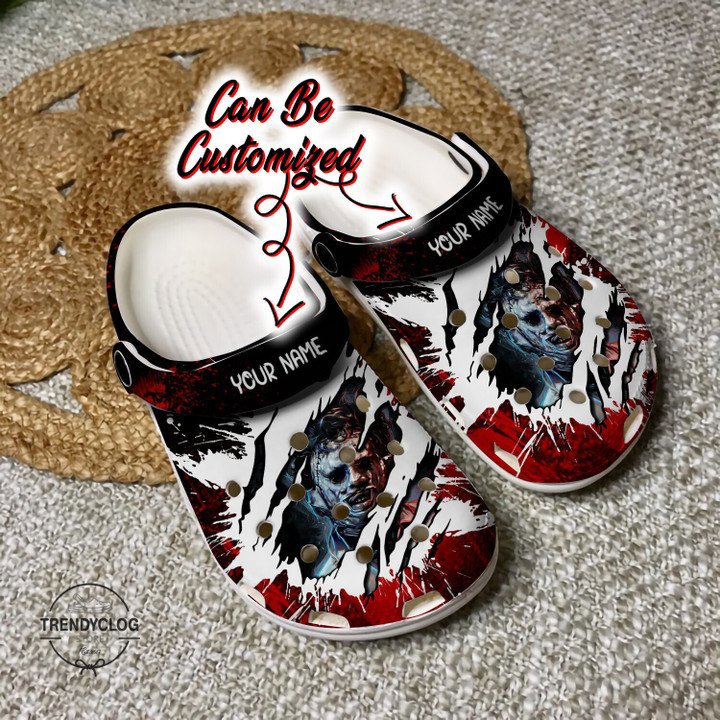 Crocs outfit - personalized leatherface halloween characters crocs clogs crocband shoes - 1753 Crocs Outfit