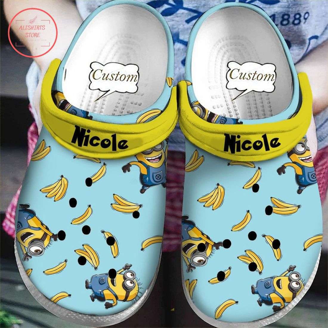 Crocs outfit - personalized minions movie banana crocs clogs crocband shoes - 1766 Crocs Outfit