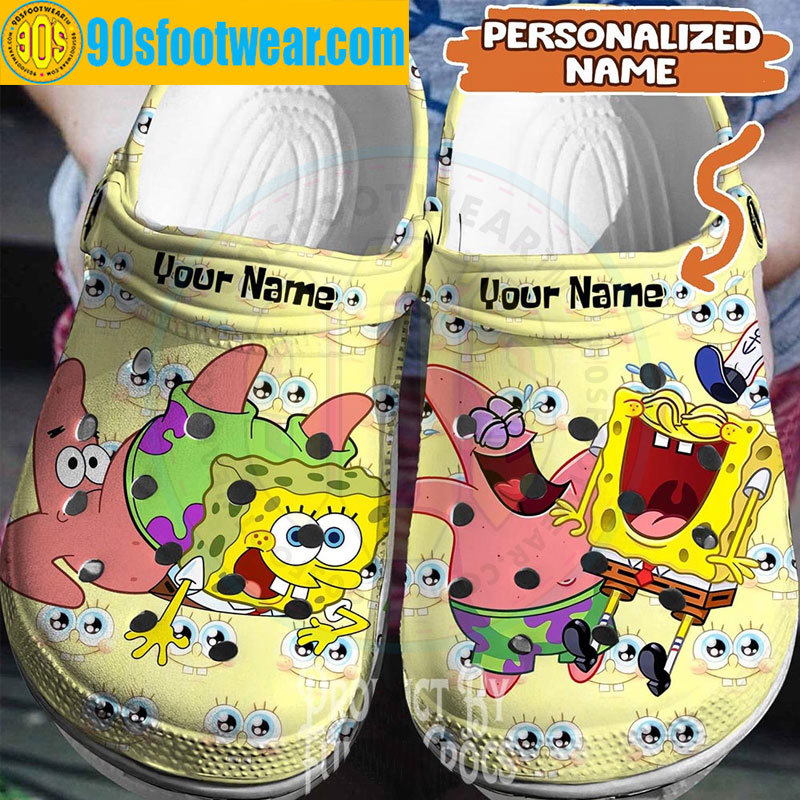 Crocs outfit - personalized spongebob crocs 3d – spongebob squarepants clogs - 1833 Crocs Outfit
