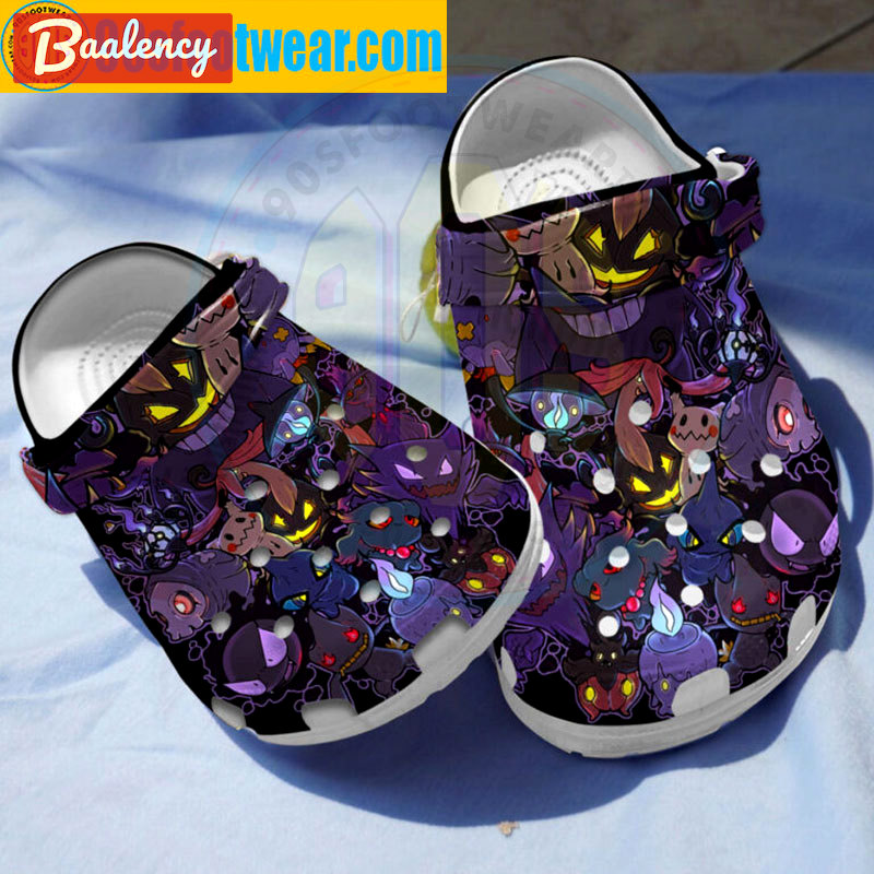 Crocs outfit - pokemon halloween crocs dark pokemon classic clogs - 1906 Crocs Outfit