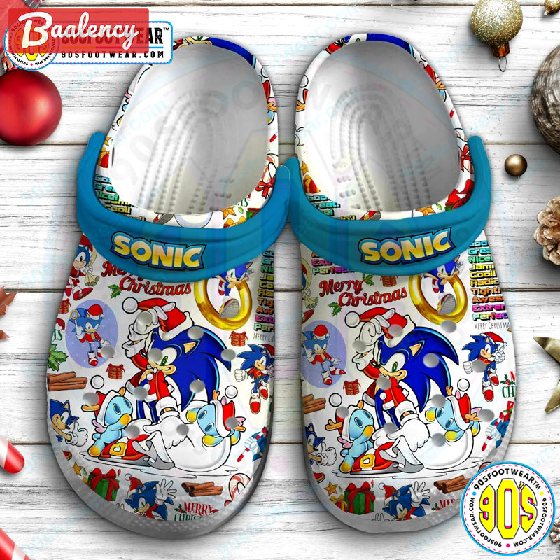 Crocs outfit - sonic crocs sonic the hedgehog game and movie christmas pattern clog shoes - 2027 Crocs Outfit