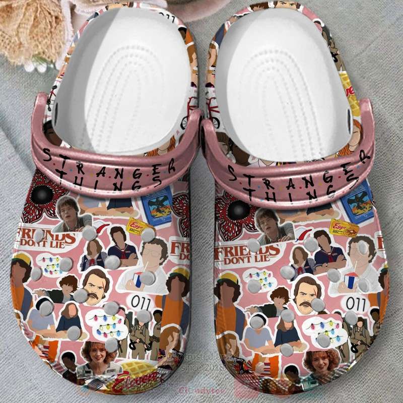 Crocs outfit - stranger things friends don’t lie crocs clogs crocband shoes - 2111 Crocs Outfit