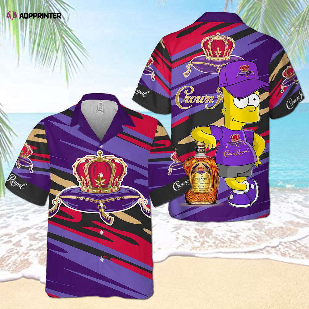 Crown royal the simpsons hawaiian shirt for men women holiday gift Hawaii Shirt