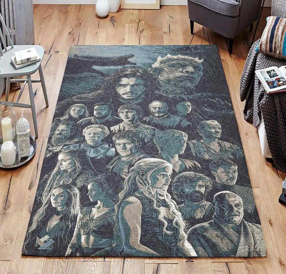 Cute dog 07 dhcld0909 rug living room rug home decor Rectangle Rug
