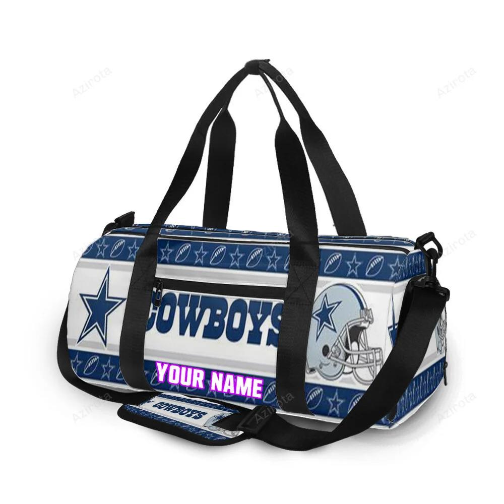 Dallas cowboys helmet star personalized name travel bag gym bag 952 Travel Bag