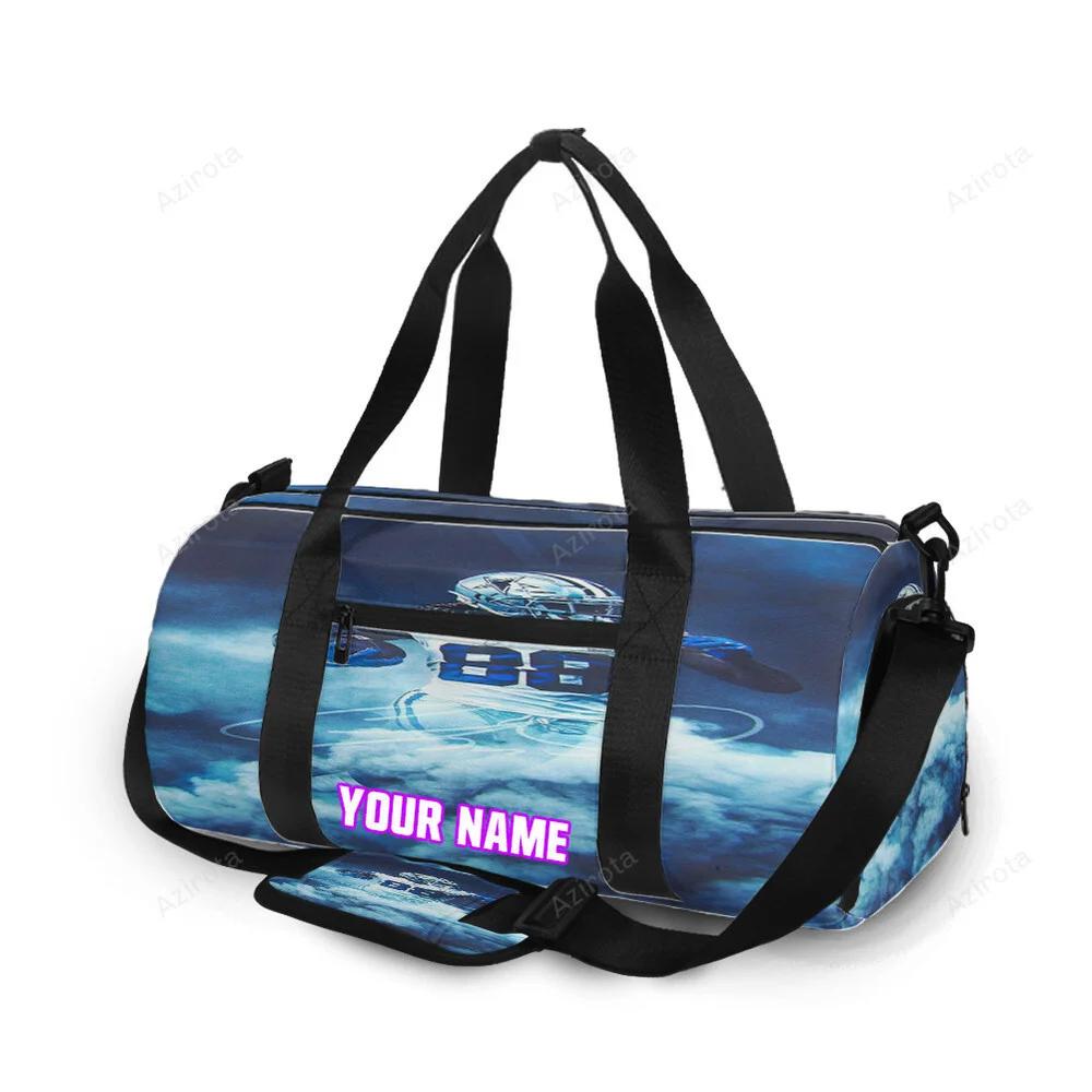 Dallas cowboys number 88 cloud personalized name travel bag gym bag 1280 Travel Bag