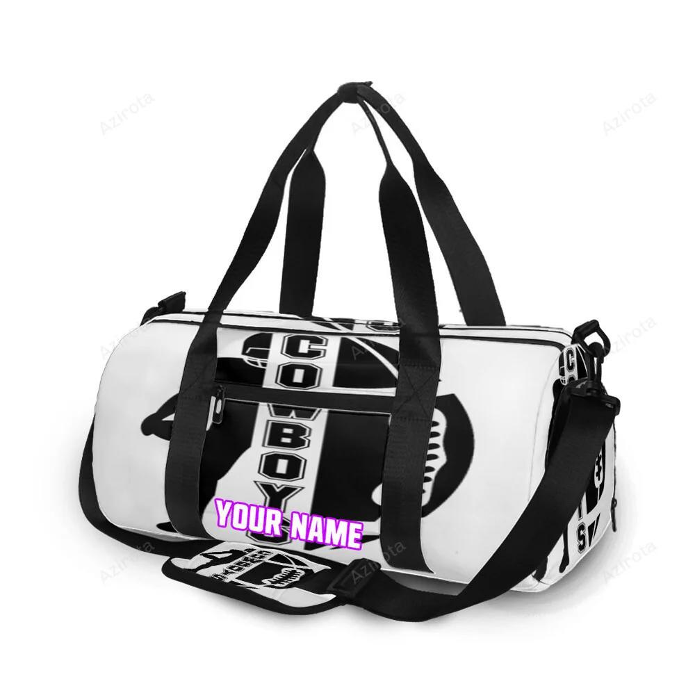 Dallas cowboys player with ball personalized name travel bag gym bag 1242 Travel Bag