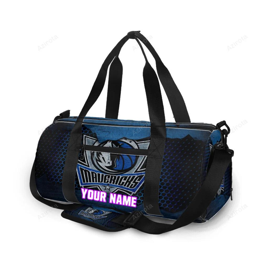 Dallas mavericks logo art 13 personalized name travel bag gym bag 1616 Travel Bag
