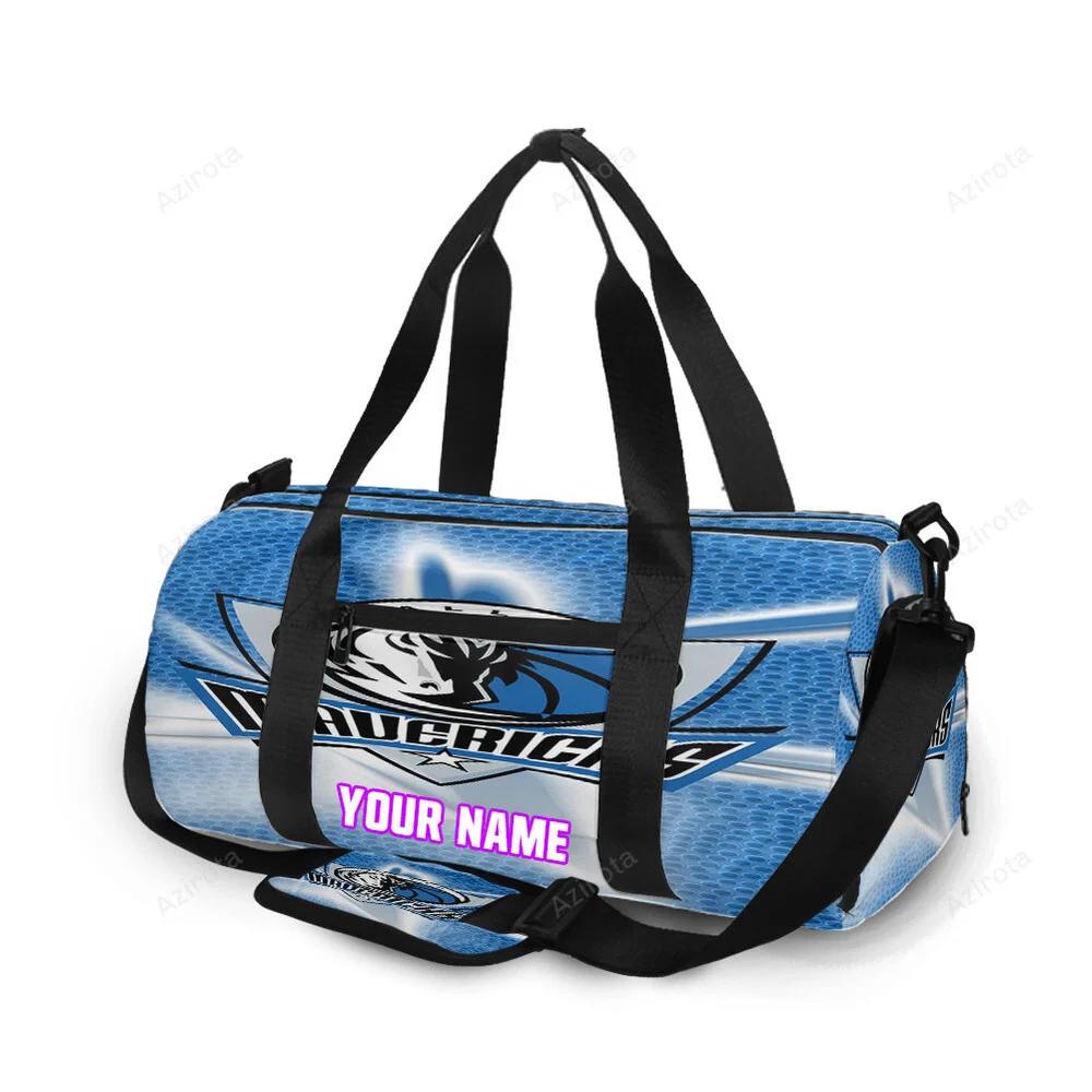 Dallas mavericks logo art 27 personalized name travel bag gym bag 1507 Travel Bag