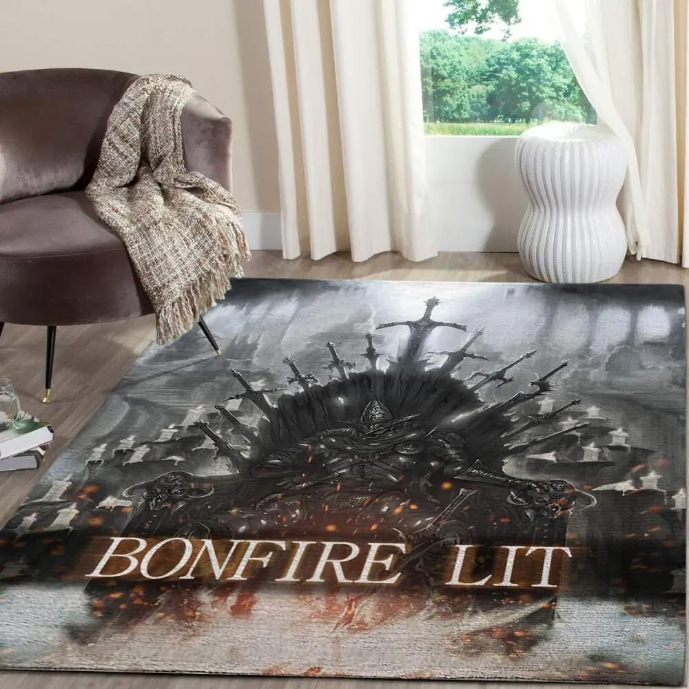 Dark sould remastered gaming area rugs living room carpet fn150105 rug regtangle carpet floor decor home decor Rectangle Rug