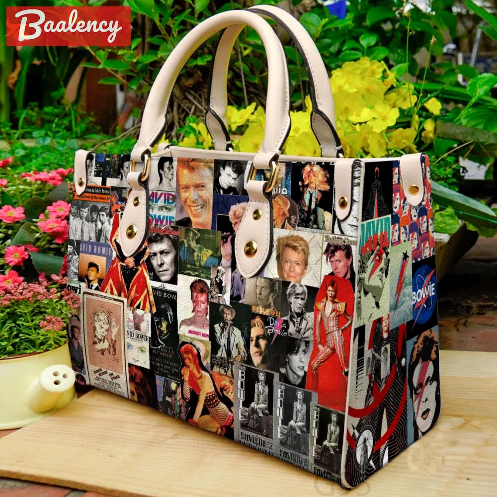 David bowie 1 leather bag for women gift 847 Women Leather Hand Bag