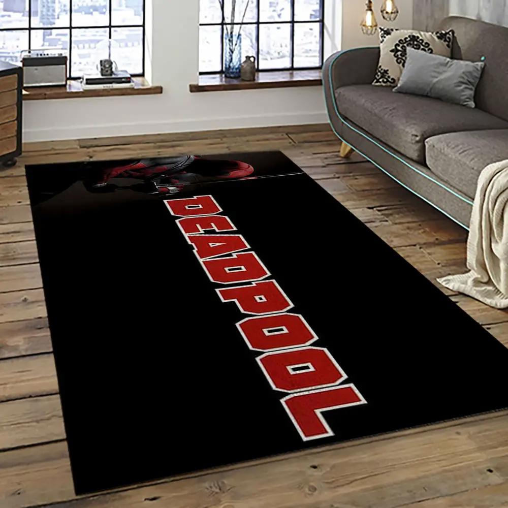 Deadpool marvel movie retangle carpet area rug home decor best gift for fan and friends dp23 Rectangle Rug