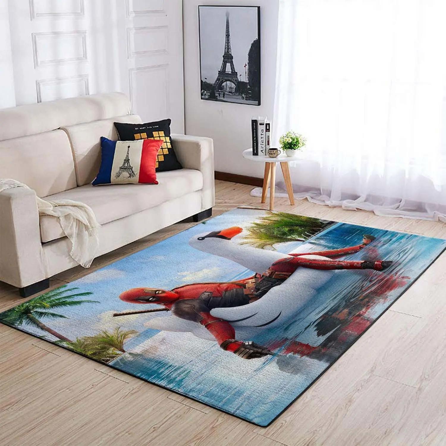 Deadpool marvel superheros area rugs marvel movies living room rug dp91203 Rectangle Rug