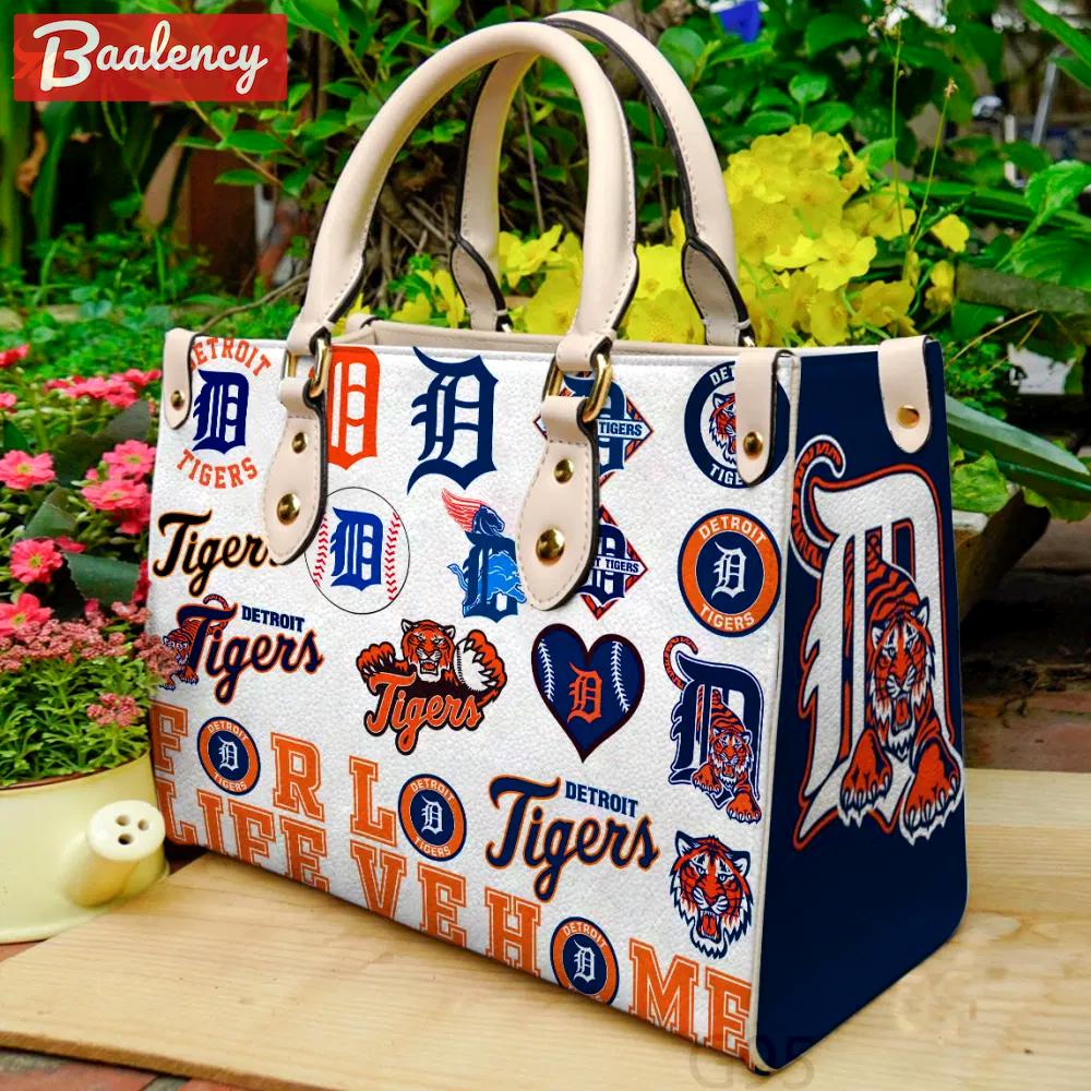 Detroit tigers 1 leather bag for women gift 1874 Women Leather Hand Bag