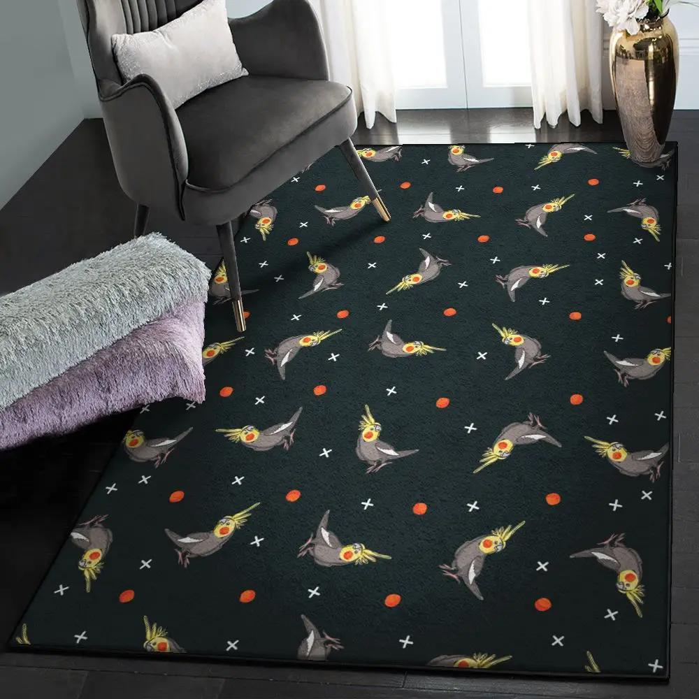 Dining room rug, cockatiel pattern 2 gs cl rug Rectangle Rug
