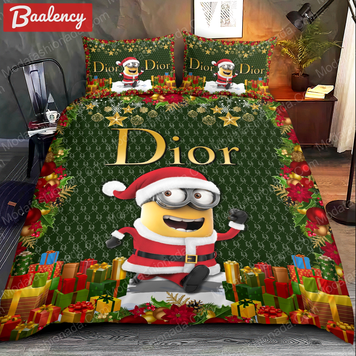 Dior christmas minion bedding sets home decoration Bedding Sets