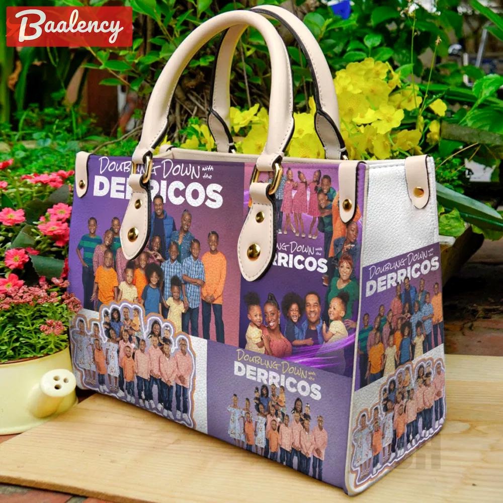 Doubling down with the derricos  leather bag for women gift 1130 Women Leather Hand Bag