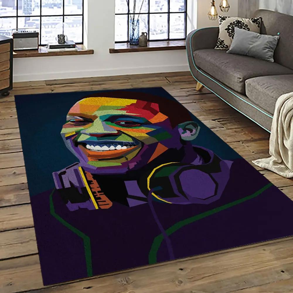 Dr. dre rapper hiphop music retangle carpet area rug home decor best gift for fan and friends dd17 Rectangle Rug